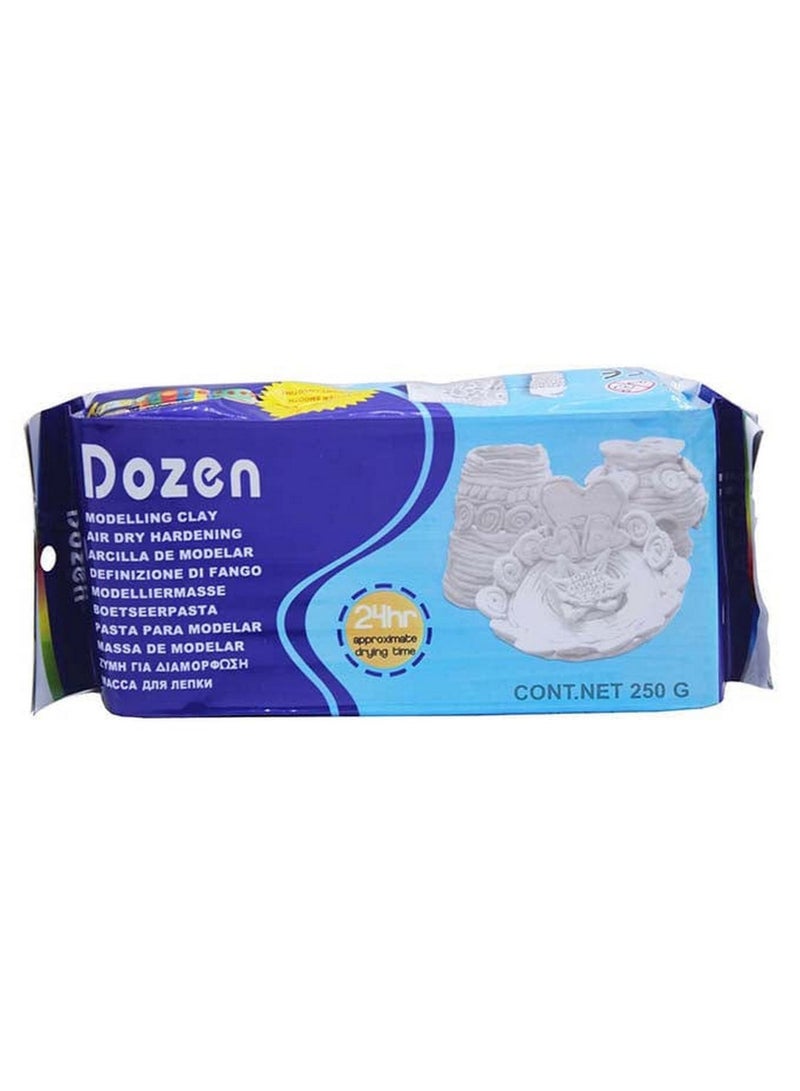 Dozen Modelling Clay Air Hardening White 250 Grams